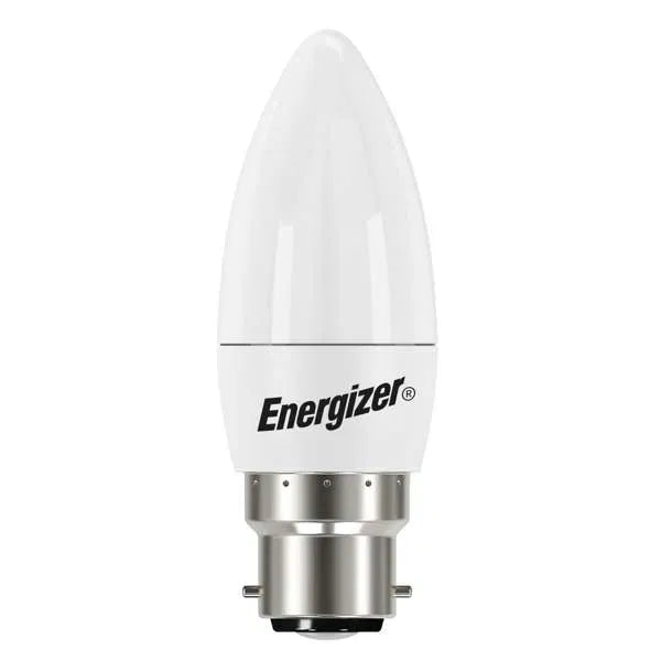 Energizer 4.2W LED Candle B22 (BC) - 470lm - 6,500K (Daylight)