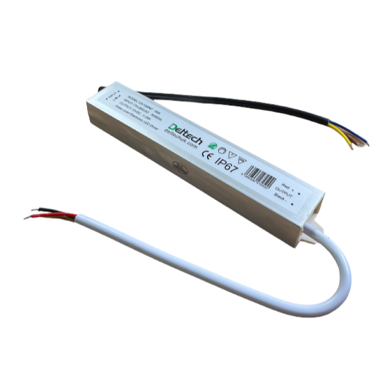 12V Outdoor IP67 LED Driver - 15W