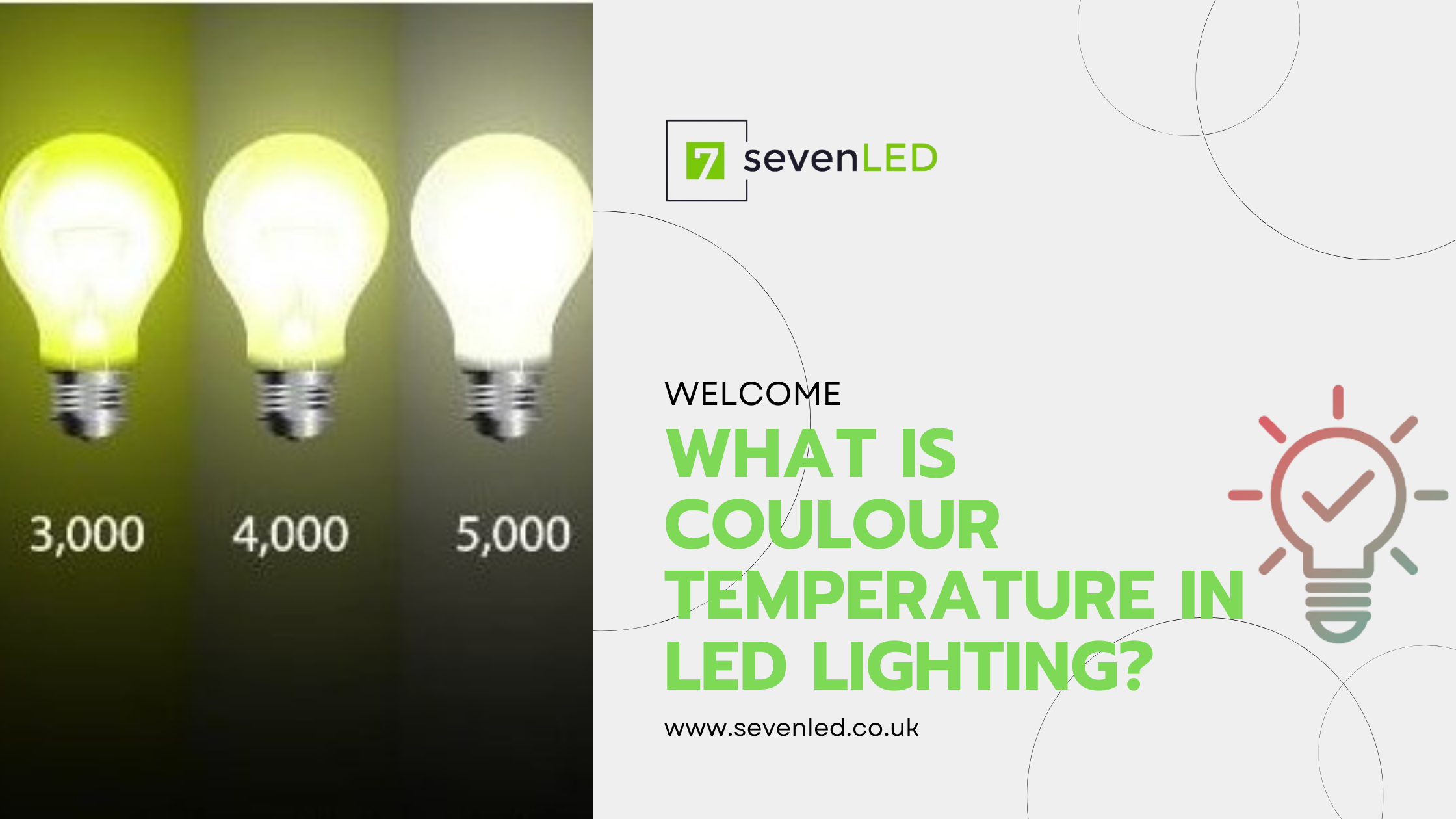 What is colour temperature in led lighting seven led
