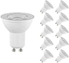 6.5W GU10 LED - Wide Beam Angle - 500lm - 2700K - (Pack of 10)