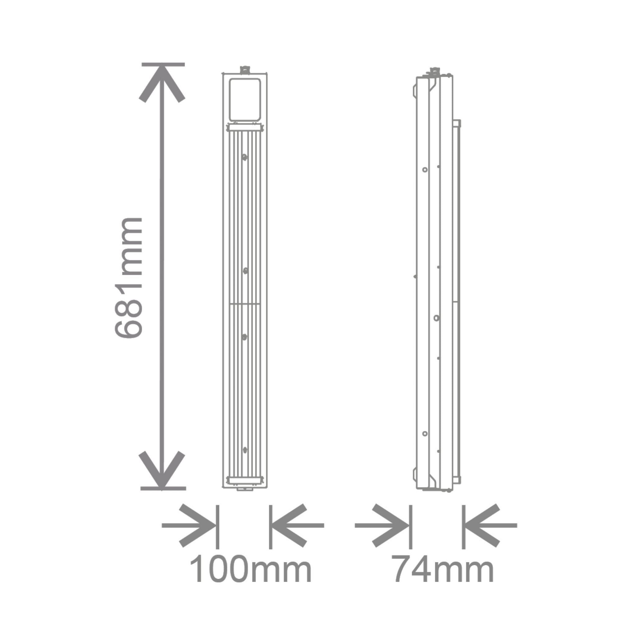 Arcus II 80W LED Low Bay 90° x 110° 6500K - Standard