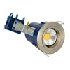 Fixed Fire Rated IP20 GU10 Downlight - Satin Chrome