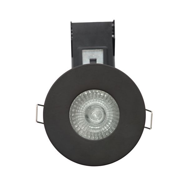 Bathroom Fire Rated IP65 GU10 Downlight - Matte Black