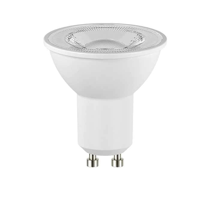 6W GU10 LED - Wide Beam Angle - 500lm - 4000K - Dimmable (Pack of 10)