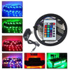 Plug-and-Play IP65 LED Strip Kit - RGB - IR Remote - 5m