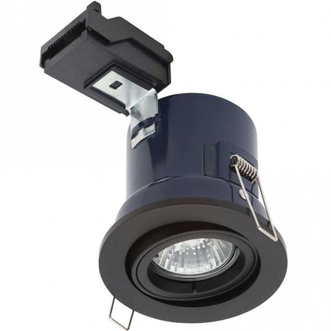 Adjustable Fire Rated IP20 GU10 Downlight - Matte Black