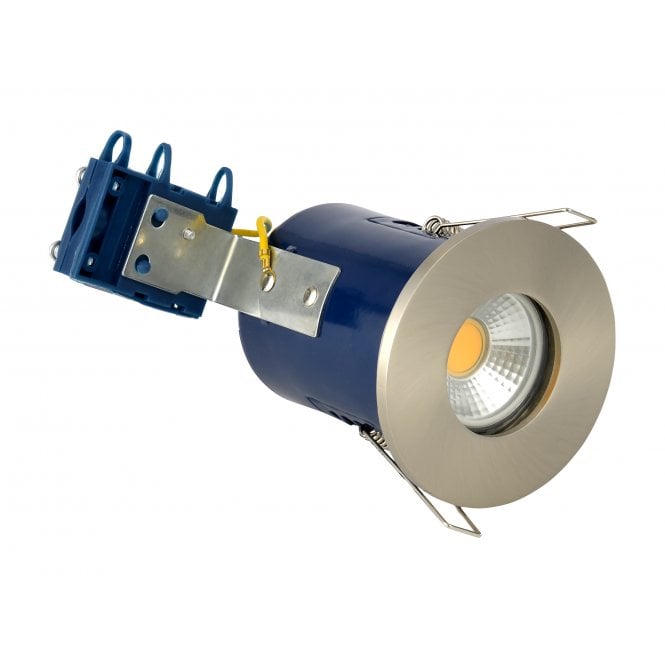 Bathroom Fire Rated IP65 GU10 Downlight - Satin Chrome