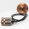 Antik E27 Double Textured Pendant Fitting - Copper Effect