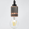 Load image into Gallery viewer, Antik E27 Double Textured Pendant Fitting - Copper Effect
