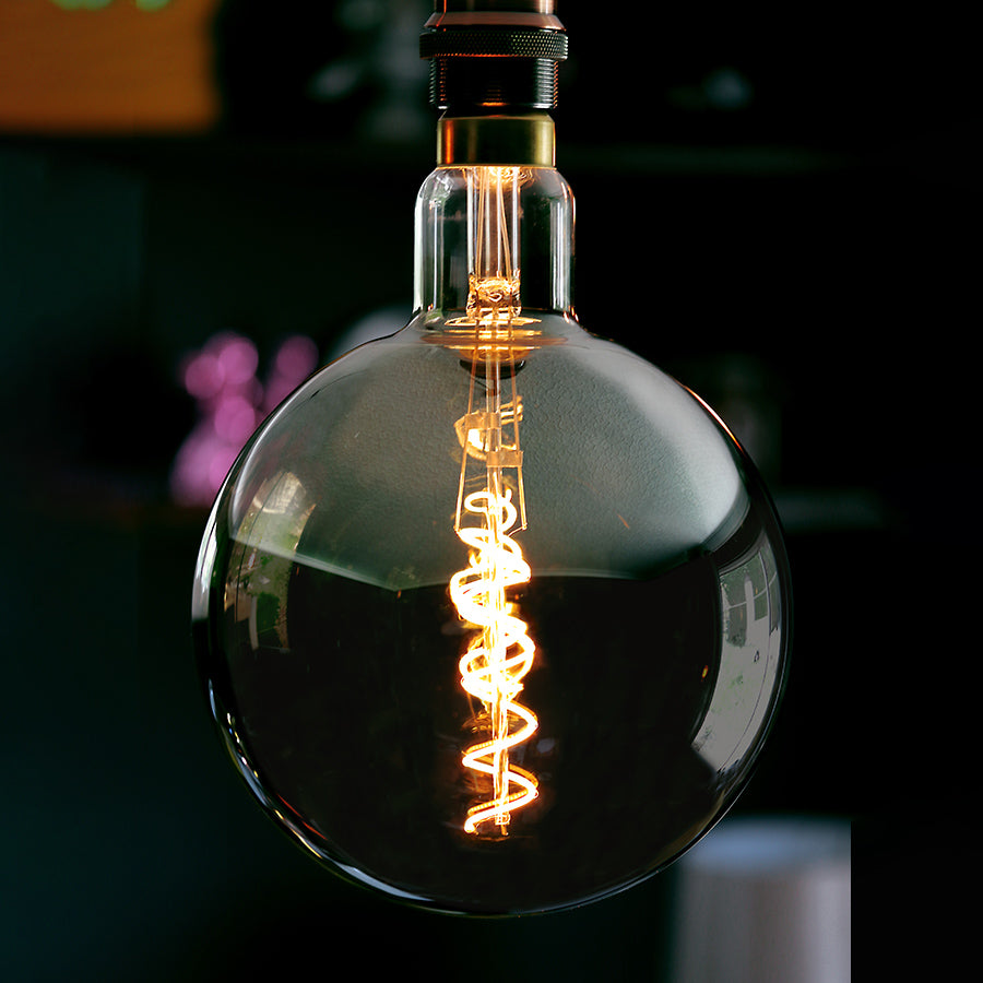Filament COB Antik Graphite Globe 6W LED Lamp - 2600K (Warm White)